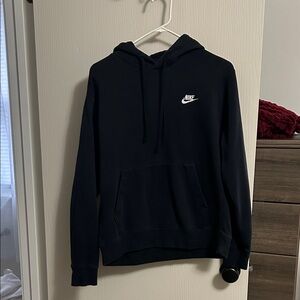 Nike Men's Black Hoodie with Logo